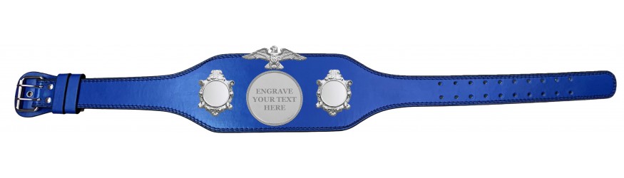ENGRAVED TITLE BELT - BUD004/S/ENGRAVES - AVAILABLE IN 4 COLOURS